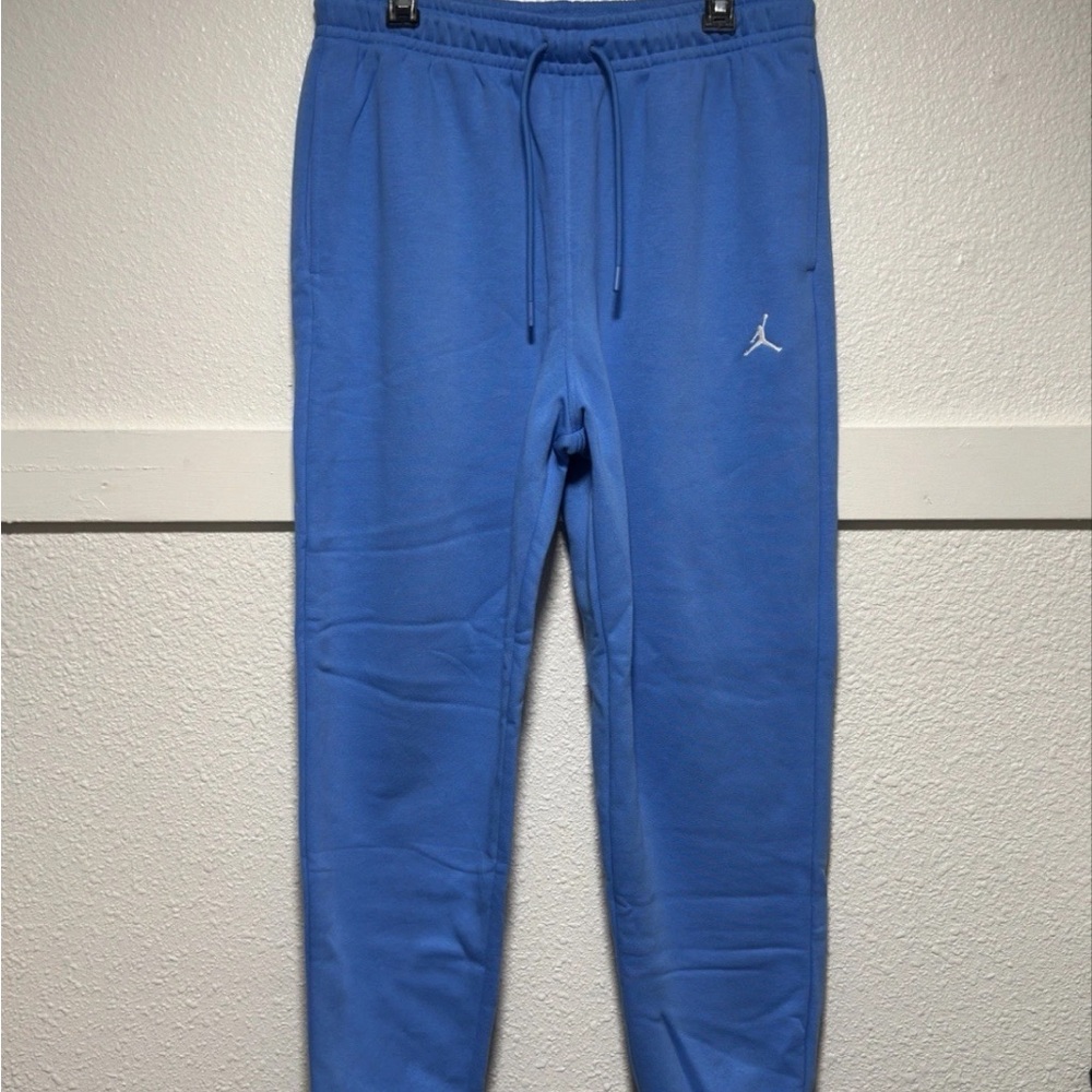 Nike Air Jordan Brooklyn Fleece Pants Joggers Size Large L UNC Blue FV7277-469